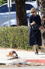 KELLY RUTHERFORD Out with Her Dog in Brentwood 05/20/2020