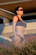 KIM KARDASHIAN in Bikini Out at a Beah in Malibu 05/05/2020
