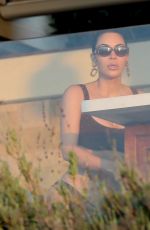 KIM KARDASHIAN in Bikini Out at a Beah in Malibu 05/05/2020