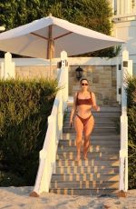 KIM KARDASHIAN in Bikini Out at a Beah in Malibu 05/05/2020