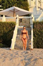 KIM KARDASHIAN in Bikini Out at a Beah in Malibu 05/05/2020