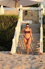 KIM KARDASHIAN in Bikini Out at a Beah in Malibu 05/05/2020