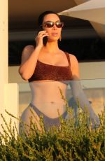 KIM KARDASHIAN in Bikini Out at a Beah in Malibu 05/05/2020