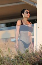 KIM KARDASHIAN in Bikini Out at a Beah in Malibu 05/05/2020
