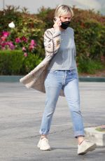 KRISTEN WIIG Wearing Mask Out in Calabasas 04/30/2020