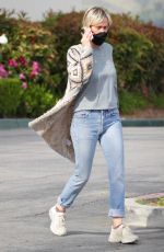KRISTEN WIIG Wearing Mask Out in Calabasas 04/30/2020