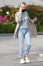 KRISTEN WIIG Wearing Mask Out in Calabasas 04/30/2020