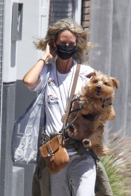 LADY VICTORIA HERVEY Out with Her Dog in West Hollywood 05/21/2020