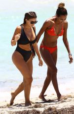 LARSA PIPPEN in Bikini at a Beach in Miami 05/10/2020