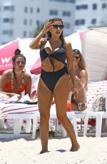 LARSA PIPPEN in Bikini at a Beach in Miami 05/10/2020