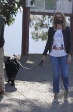 LAURA DERN Out with Her Dog in Los Angeles 05/13/2020