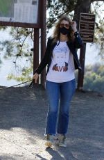 LAURA DERN Out with Her Dog in Los Angeles 05/13/2020