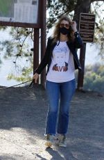 LAURA DERN Out with Her Dog in Pacific Palisades 05/13/2020