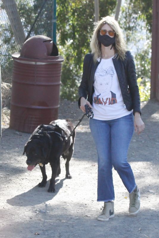LAURA DERN Out with Her Dog in Pacific Palisades 05/13/2020