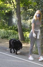 LAURA DERN Out with Her Dog in Pacific Palisades 05/21/2020
