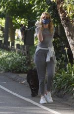 LAURA DERN Out with Her Dog in Pacific Palisades 05/21/2020