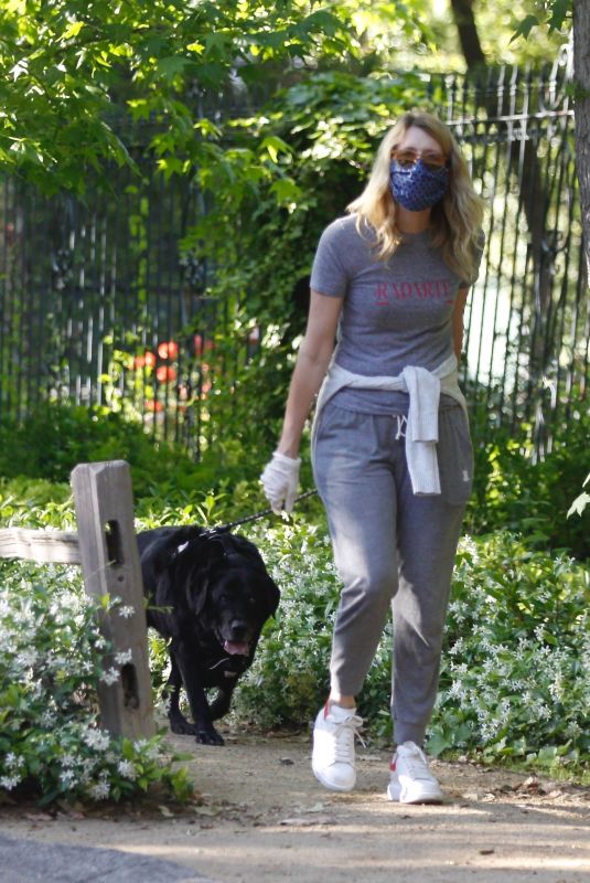 LAURA DERN Out with Her Dog in Pacific Palisades 05/21/2020