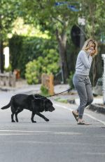 LAURA DERN Out with Her Dog in Pacific Palisades 05/518/2020