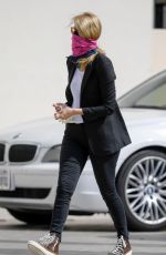LAURA DERN Wearing Bandana Mask Out in Los Angeles 05/11/2020
