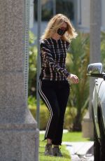 LAURA DERN Wearing Mask Out in Los Angeles 05/13/2020