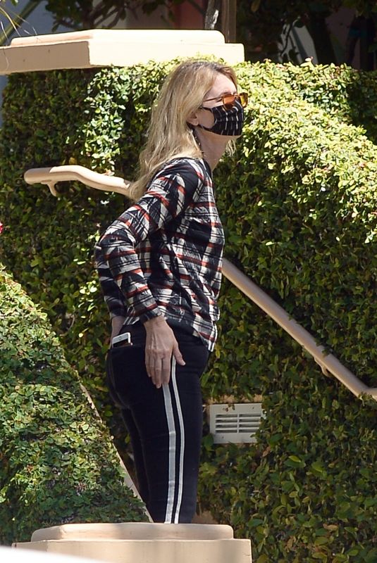 LAURA DERN Wearing Mask Out in Los Angeles 05/13/2020