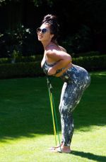 LAUREN GOODGER Workout in a Park in Essex 05/07/2020