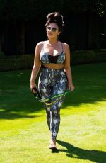 LAUREN GOODGER Workout in a Park in Essex 05/07/2020