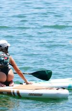 LAUREN GOODMAN and CINDY PRADO in Bikinis Paddblboarding in Miami 05/22/2020