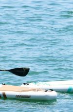 LAUREN GOODMAN and CINDY PRADO in Bikinis Paddblboarding in Miami 05/22/2020