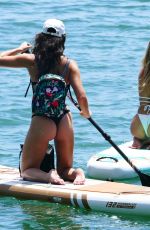 LAUREN GOODMAN and CINDY PRADO in Bikinis Paddblboarding in Miami 05/22/2020