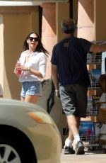 LAUREN SILVERMAN in Denim Shorts Out in Malibu 05/02/2020