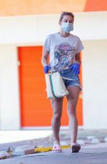 LILI REINHART in Denim SHorts Out House Hunting in Los Angeles 05/01/2020