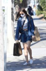LILY COLLINS Out Shopping in Los Angeles 05/13/2020