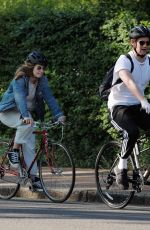LILY JAMES and Matt Smith Out Bikinig in London 05/15/2020
