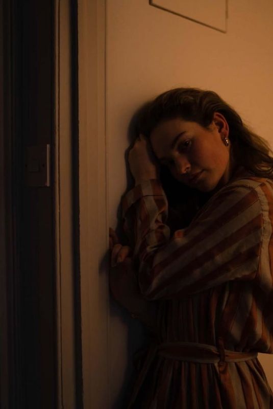 LILY JAMES at a Photoshoot, 2020