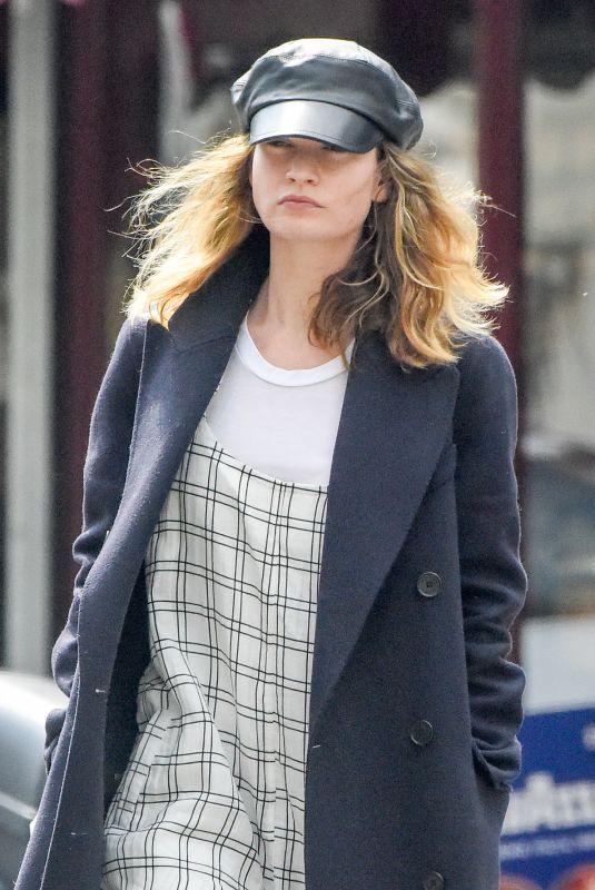 LILY JAMES Out and About in London 05/04/2020
