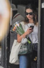 LILY JAMES Out and About in London 05/27/2020