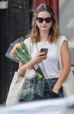 LILY JAMES Out and About in London 05/27/2020