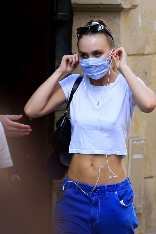 LILY-ROSE DEPP Out and About in Paris 05/21/2020