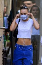 LILY-ROSE DEPP Out and About in Paris 05/21/2020