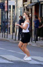 LILY-ROSE DEPP Wearing a Mask Out in Paris 05/20/2020