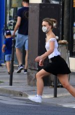 LILY-ROSE DEPP Wearing a Mask Out in Paris 05/20/2020