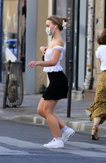 LILY-ROSE DEPP Wearing a Mask Out in Paris 05/20/2020