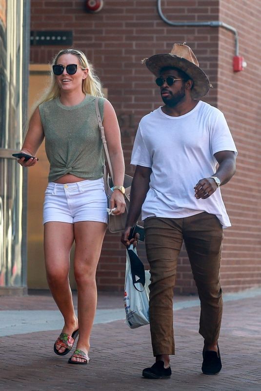 LINDSEY VONN and P.K. Subban Out in Los Angeles 05/27/2020