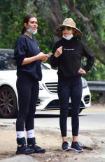 LISA RINNA and AMELIA HAMLIN Out Hiking in Beverly Hills 05/10/2020
