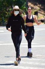 LISA RINNA and AMELIA HAMLIN Out Hiking in Beverly Hills 05/10/2020