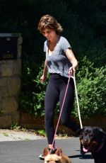 LISA RINNA Out with Her Dogs in Beverly Hills 04/30/2020