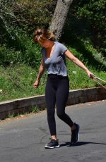 LISA RINNA Out with Her Dogs in Beverly Hills 04/30/2020