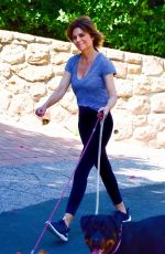 LISA RINNA Out with Her Dogs in Beverly Hills 04/30/2020