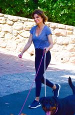 LISA RINNA Out with Her Dogs in Beverly Hills 04/30/2020